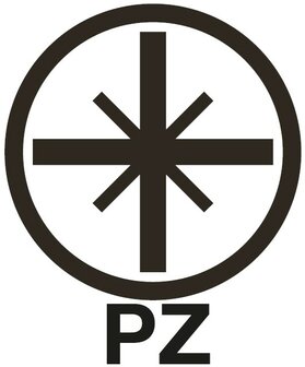 Lunghezza bit 25 mm 6,3 mm (1/4) esagono incassato testa a croce PZ2 x25 pezzi