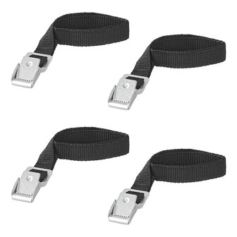 Cinghie con fibbia in metallo 18mm-40cm - Set da 4