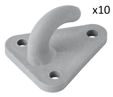 Gancio per corda in plastica 45x39mm x10 pezzi