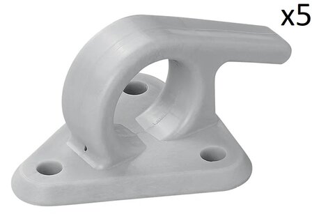 Gancio per corda in plastica con occhiello 48x45mm&nbsp;x5 stuks
