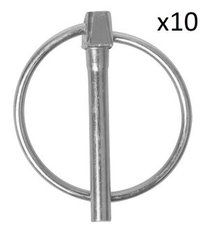 Coppiglia 6mm con anello x10&nbsp;stuks