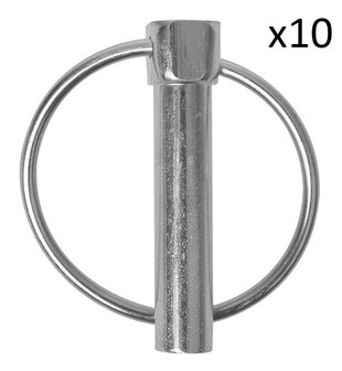 Coppiglia 10mm con anello&nbsp;x10 pezzi