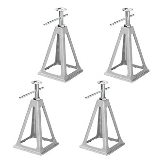 Set di supporti in alluminio da 4 pezzi