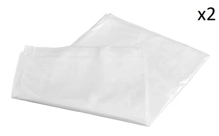 Telo da terra senza plastificanti 3,00x4,00 m LDPE 0,02 mm x2 pezzi
