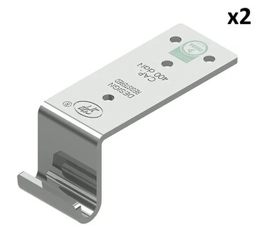 Contropiastra per chiusura a leva x2 pezzi