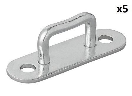 Occhiello a vela rettangolare 24 mm x5 pezzi