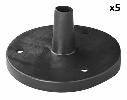 Gomma di tenuta rotonda per occhiello stretto x5 pezzi
