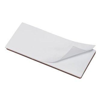 Riflettore arancione 82x36 mm autoadesivo &ndash; Confezione da 5 pezzi