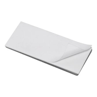 Riflettore bianco 82x36 mm autoadesivo &ndash; Confezione da 5 pezzi