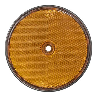 Riflettore arancione 80 mm con fissaggio a vite x10 pezzi