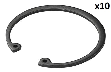 Anello Seeger diametro 72 mm x10 pezzi