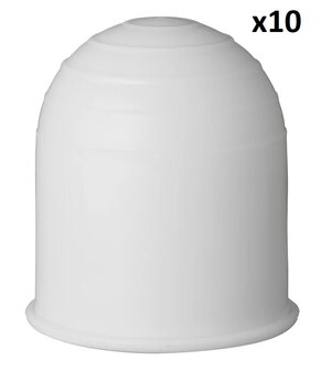 Cappuccio gancio traino bianco x10 pezzi