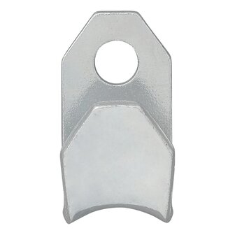 Gancio avvitabile in metallo 37 x 25 x 3 mm x5 pezzi