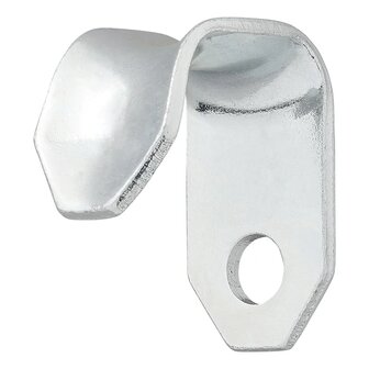 Gancio avvitabile in metallo 37 x 25 x 3 mm x5 pezzi