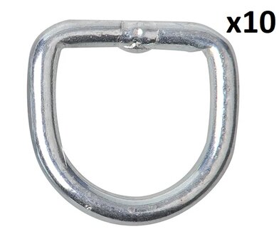 Anello a D 10 mm x10 pezzi