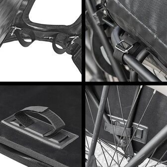 Borsa doppia per bicicletta 40L impermeabile