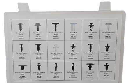 Assortimento clip rivestimento Ford &ndash; 415 pezzi