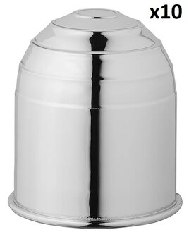 Cappuccio per gancio traino cromato x10 pezzi
