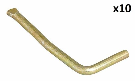 Spina di sicurezza per tanica in metallo x10 pezzi