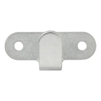 Gancio in metallo 65x27 mm curvo x10 pezzi