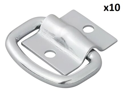 Anello di ancoraggio in due pezzi 42 x 36 mm x10 pezzi