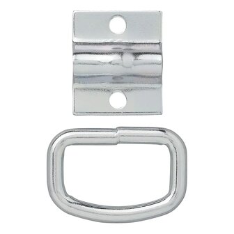 Anello di ancoraggio in due pezzi 42 x 36 mm x10 pezzi