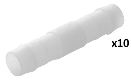 Raccordo diritto per tubo 12 mm x10 pezzi