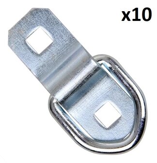 Occhiello di ancoraggio 2 pezzi 6 mm x10 pezzi