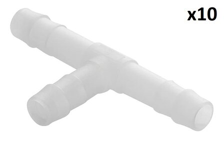 Raccordo a T per tubo 8 mm x10 pezzi