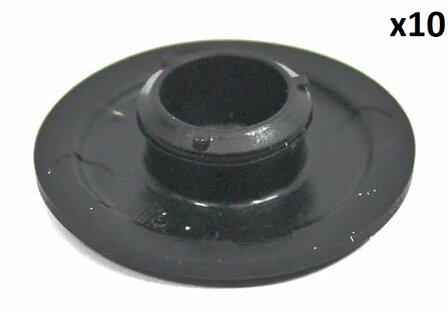 Tappo di riempimento in plastica nera x10 pezzi