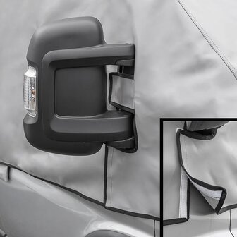 Copertura per finestrino grigia per Fiat Ducato X250 dal 06-2006 al 2014