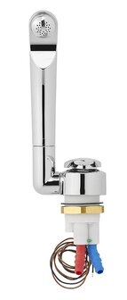 Miscelatore in ceramica Samba diametro 39 mm cromo x5 pezzi