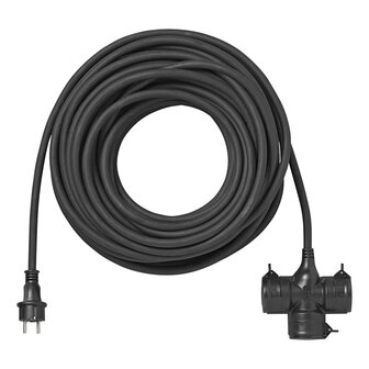 Multipresa Schuko 3 vie 25 m 3x 2,5 mm&sup2;