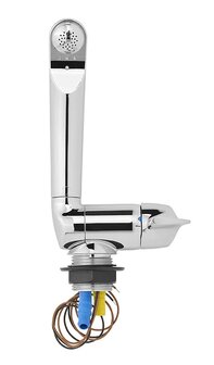 Rubinetto acqua fredda Keramik Style 12V diametro 33 mm cromo x5 pezzi