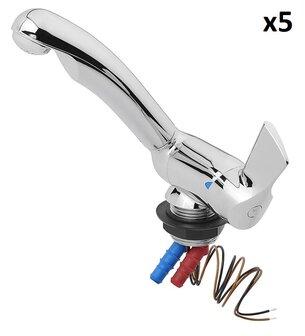 Miscelatore Keramik Style 12V diametro 33 mm cromo x5 pezzi