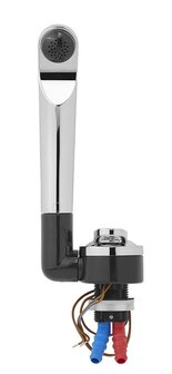 Miscelatore ceramico Deluxe diametro 27 mm cromo/nero x5 stuks