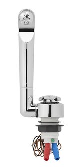 Miscelatore ceramico Samba diametro 33 mm cromato x5 pezzi