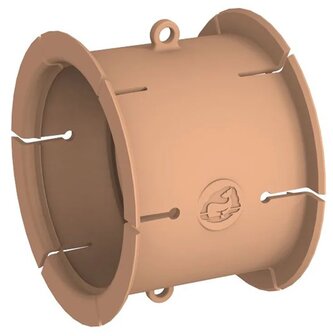 Raccordo diritto per condotto dell&rsquo;aria Whale 65 mm beige