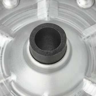 Pneumatico per ruotino con grande cerchio in metallo e gomma 220 x 65 mm, 300 kg