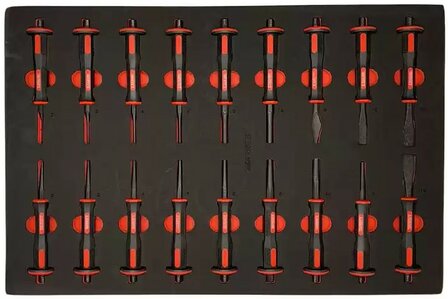 Carrello portautensili da 344 pezzi con piano in legno