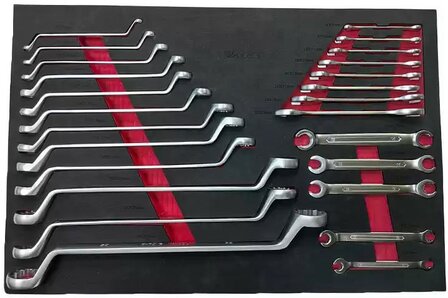 Carrello portautensili da 344 pezzi con piano in legno