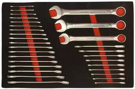 Carrello portautensili da 344 pezzi con piano in legno