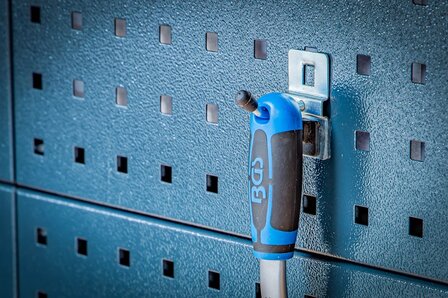 Serie di ganci singoli 40 mm per sistema a parete 10 pz