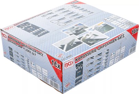 Serie di pinze a morsetto carrozzeria 16 pz