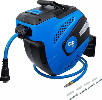 Tubo dell'aria compressa con avvolgitubo automatico 12 m + 2 m