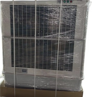 Ventilatore raffrescatore d&rsquo;aria ad acqua industriale per esterni 120 litri con ruote