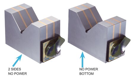 Blocco a V magnetico 8 mm - 34 mm