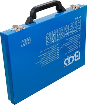 Serie di punte elicoidali e frese a gradini HSS nitruro di titanio 1 - 10 mm 231 pz