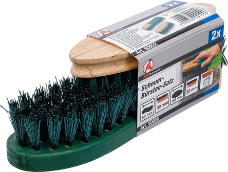 Set spazzole per strofinare 2 pz