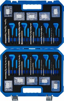 Kit di riparazione per filetti Metrico / Dimensioni in pollici M5 - M12 1/4 - 1/2 320 pz